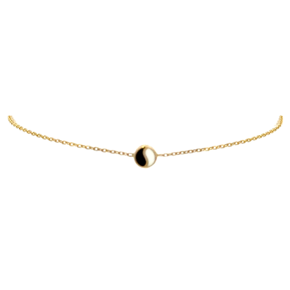 14 Karat Gold Yin Yang Bracelet