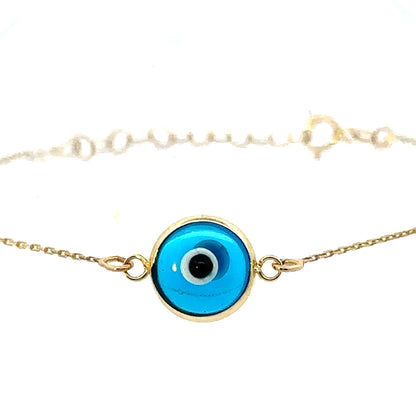 Evil Eye Gold Bracelet