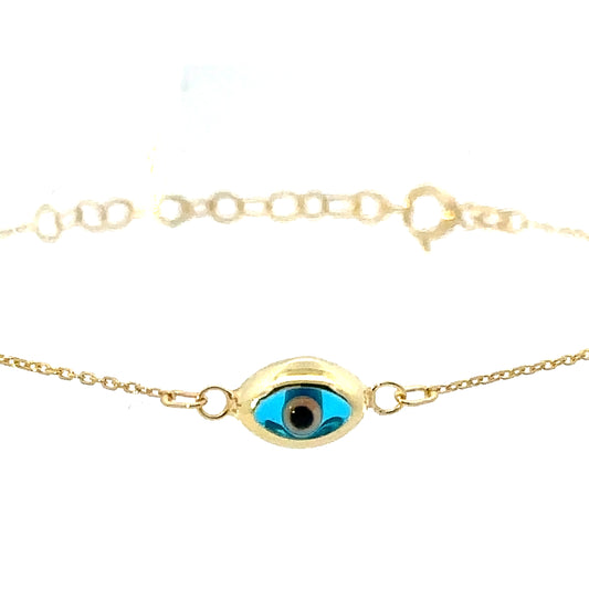 Elegant Eye Charm Bracelet