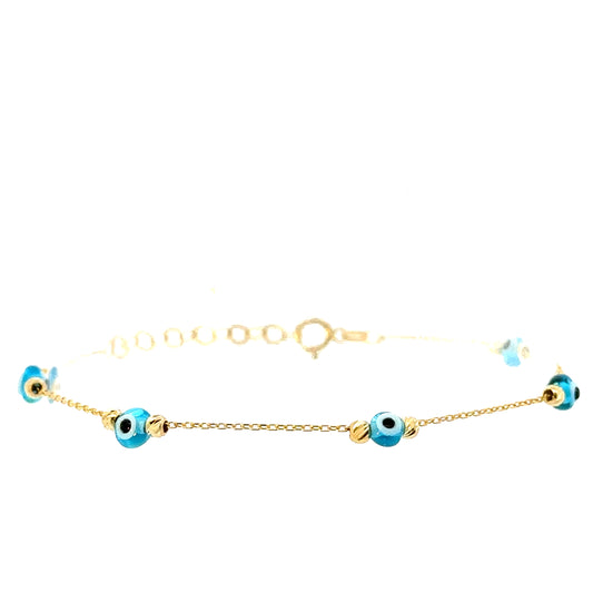 Elegant Evil Eye Bracelet